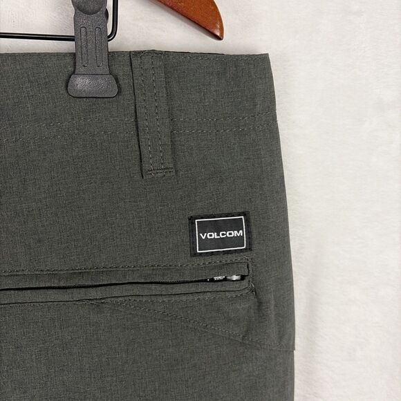 Volcom Men's Kerosene Hybrid Water Repellant 4 Way Stretch Chino Shorts Size 38 - Picture 5 of 6